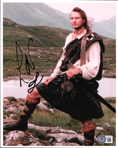 Liam Neeson Signed 8” x 10” Rob Roy Photo (Beckett/BAS LOA)