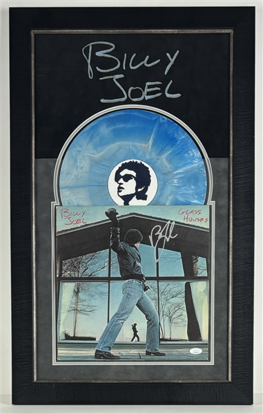 Billy Joel Signed "Glass Houses" Album in Framed Display (JSA)