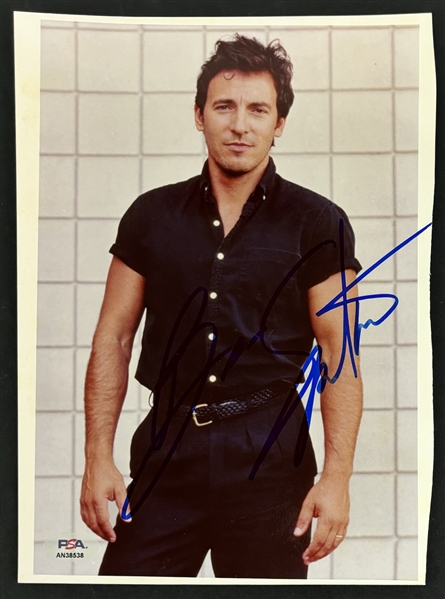 Bruce Springsteen Signed 8" x 10" Color Photo (PSA/DNA LOA)