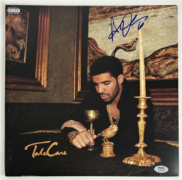 Drake Signed "Take Care" Record Album (PSA/DNA)