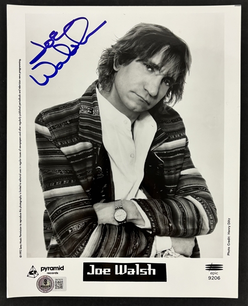 The Eagles: Joe Walsh Signed 8" x 10" Promo Photo (Beckett/BAS)