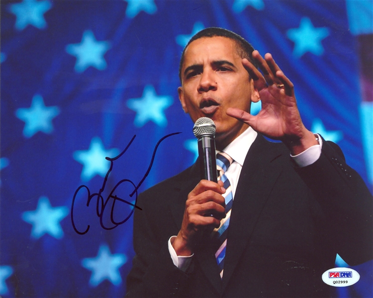 Barack Obama Signed 8" x 10" Color Photograph (PSA/DNA LOA)