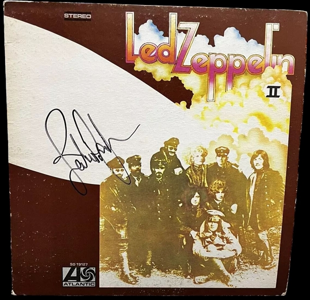 Led Zeppelin: John Paul Jones Signed "Zeppelin II" Album Cover (Beckett/BAS)(JSA)