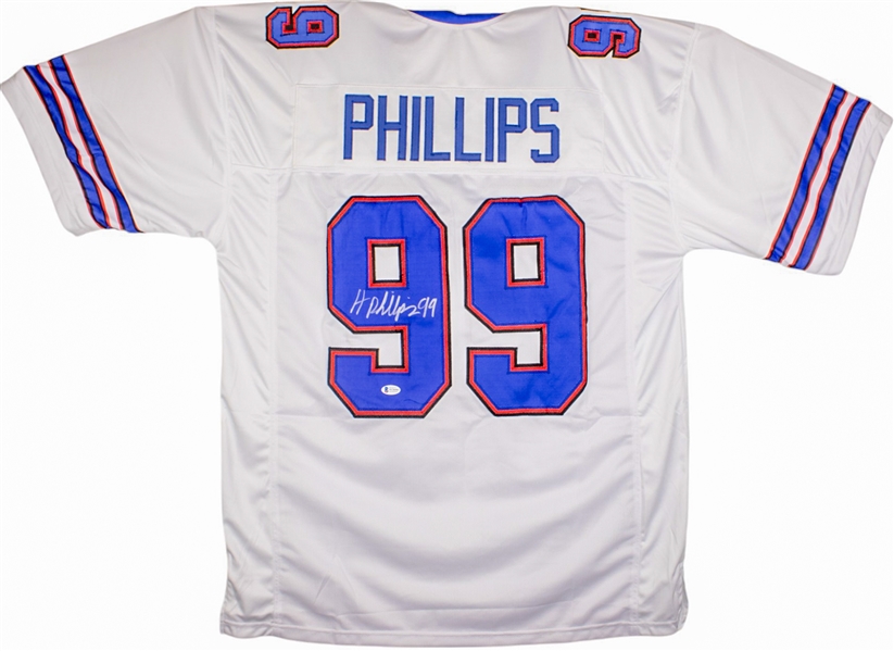 Harrison Phillips Signed White Prostyle Jersey (Beckett/BAS)