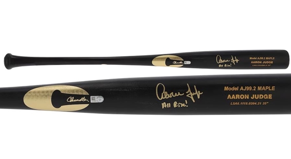 Aaron Judge Signed "All Rise" Yankees Chandler Game Model Bat (Fanatics)