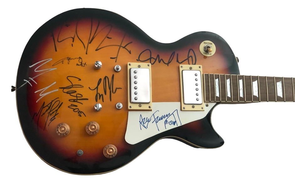 Guitar Legends Multi-Signed Signature Edition Guitar w/ Slash, Angus Young, Ace Frehley, Meat Loaf, Billy Idol & More (Epperson/REAL LOA)