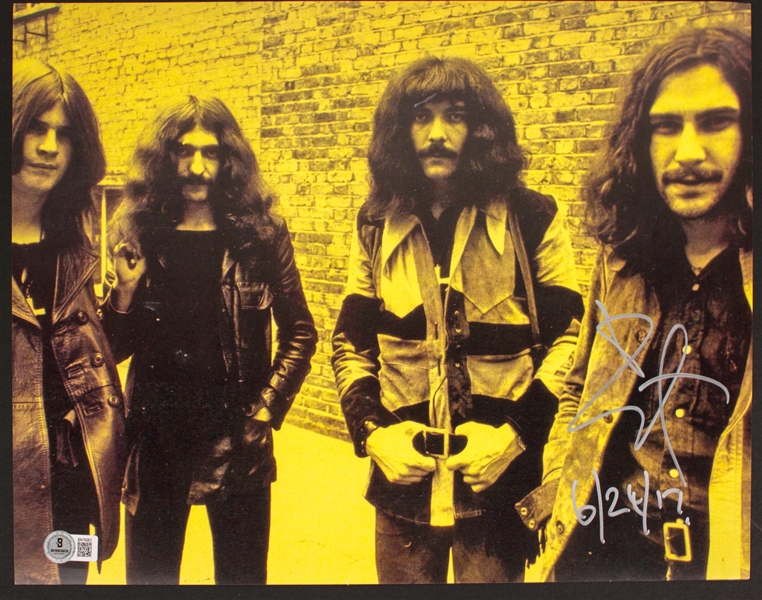 Black Sabbath: Bill Ward Signed 11" x 14" Photo (Beckett/BAS)	