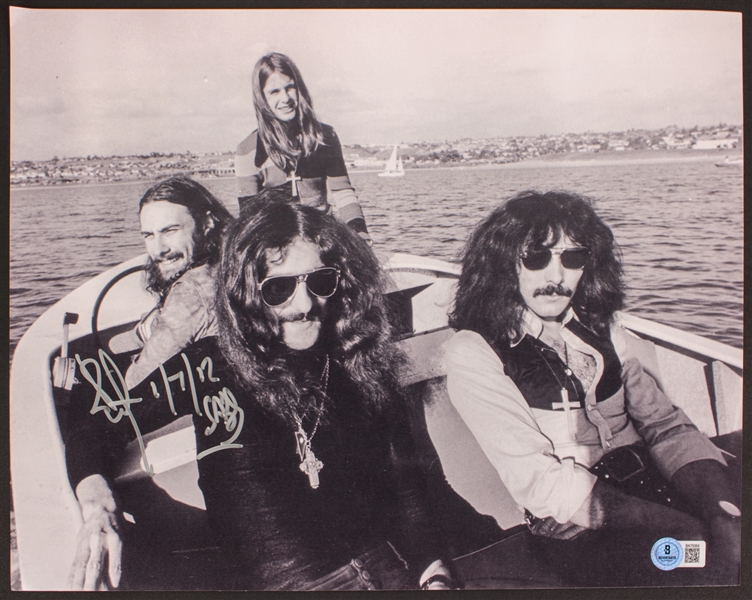 Black Sabbath: Bill Ward Signed 11" x 14" Photo (Beckett/BAS)	