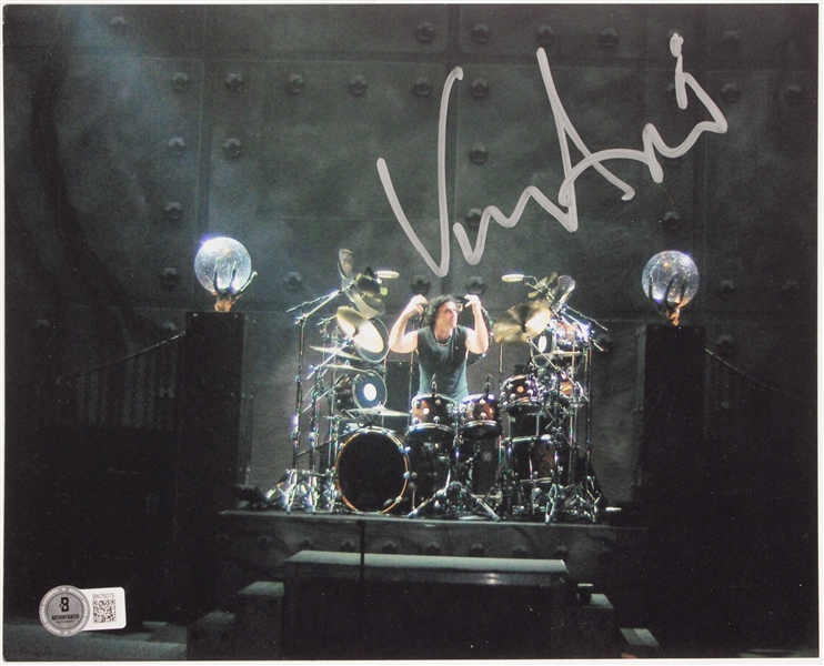 Dio: Vinny Appice Signed 8" x 10" Photo (Beckett/BAS)	