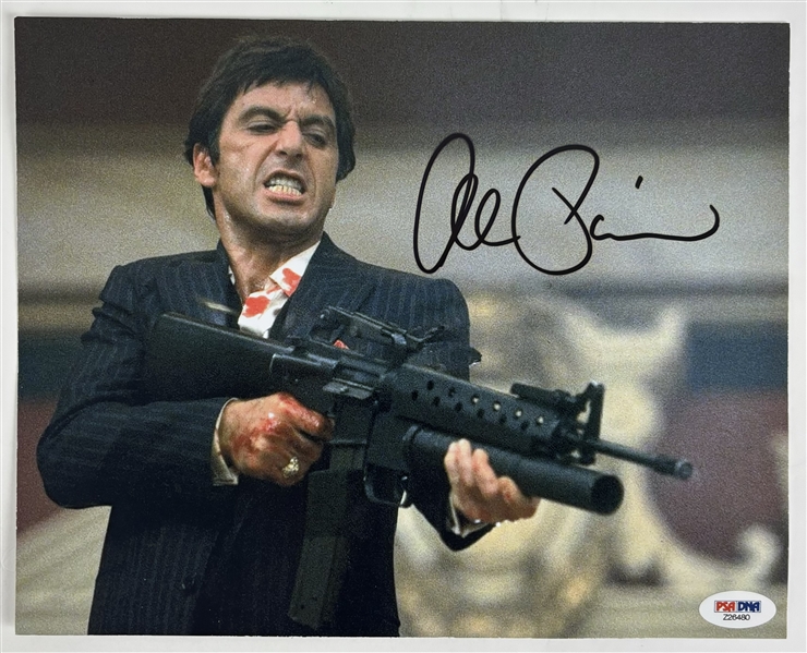 Al Pacino Signed 8" x 10" Scarface Photo (PSA/DNA)