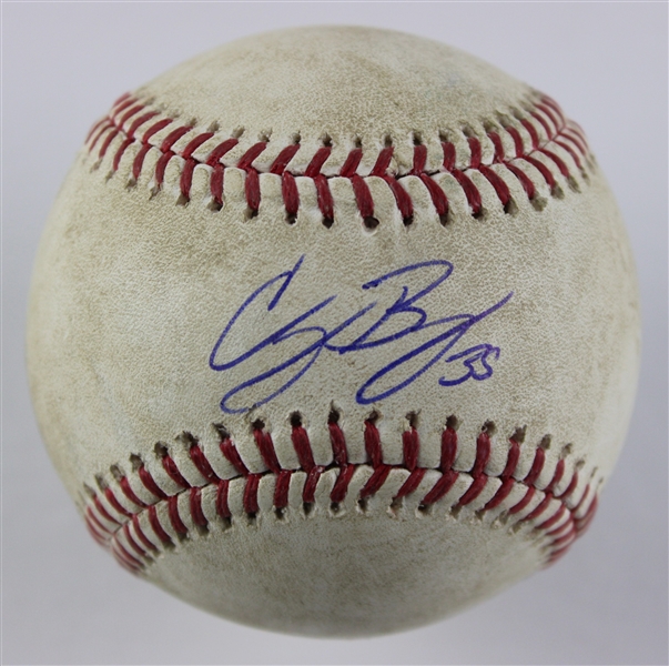 Cody Bellinger Signed & Game Used OML Baseball :: 9-02-2018 ARI vs. LAD :: Pitched to Bellinger (PSA/DNA & MLB)