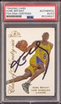 Kobe Bryant Signed 1997 Ltd. Ed. NBA "Class of Ninety-Six" Flair Showcase TC (PSA/DNA)