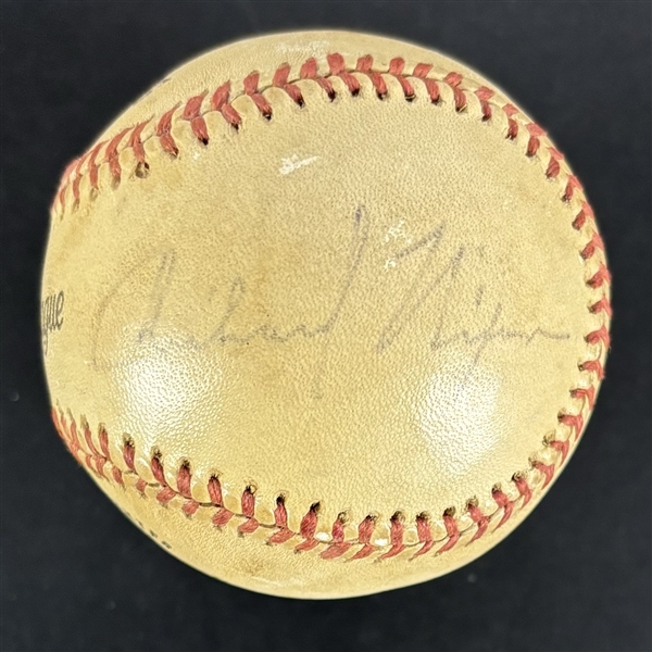 President Richard Nixon Vintage Signed Official League Baseball (Third Party Guaranteed)