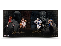 Michael Jordan & Wayne Gretzky Signed Ltd. Ed. 18" x 36" "Undisputed Icons" Photo (UDA)