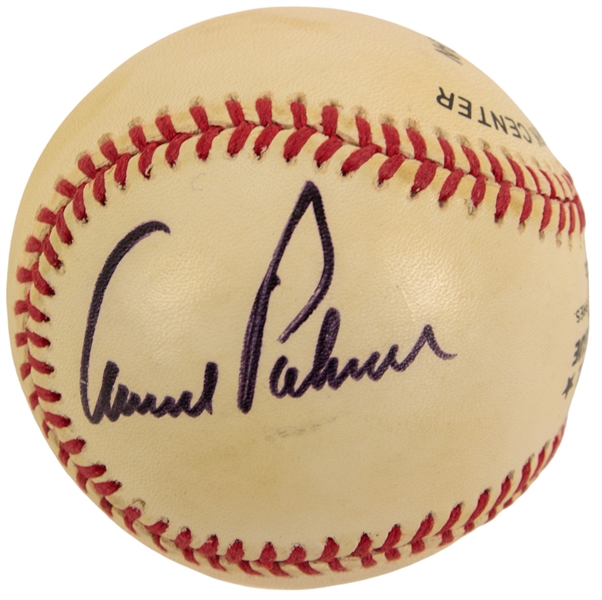 Arnold Palmer Signed ONL White Baseball (JSA)