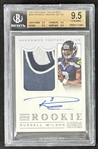 2012 National Treasures #325 Jersey Card Russell Wilson Signed- Gem Mint 9.5  (Beckett/BAS Encapsulated)