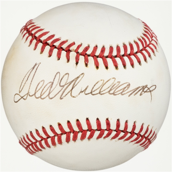 Ted Williams Signed OAL Baseball (Third Party Guaranteed)