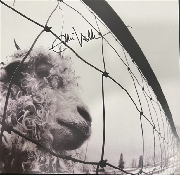 Pearl Jam: Eddie Vedder Near-Mint Signed "VS" Album Cover (JSA)