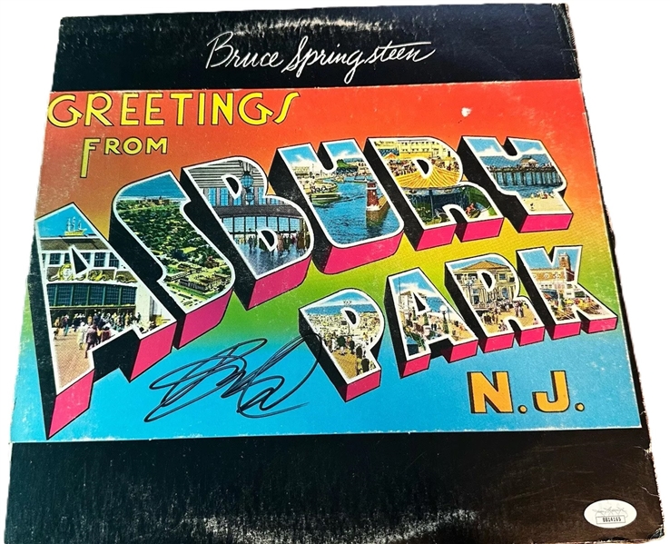 Bruce Springsteen Seldom Seen Signed Debut "Greetings from Asbury Park" Album (JSA)