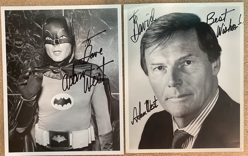 Adam West Lot of Two (2) Signed 8" x 10" Photographs w/ Batman Image! (Third Party Guaranteed)