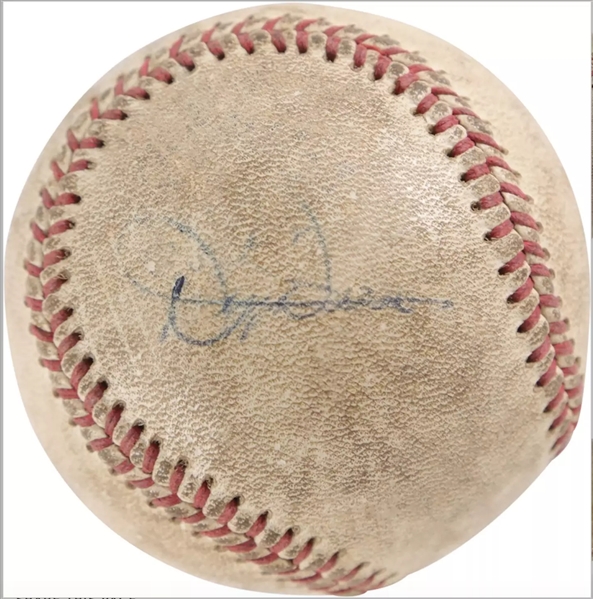 Dizzy Dean Single Signed Game Used Baseball (JSA)