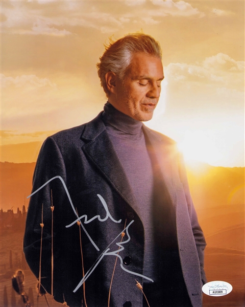 Andrea Bocelli Signed 8" x 10" Photo (JSA)