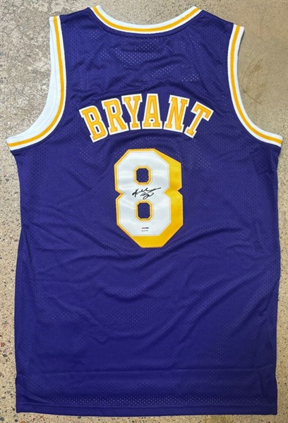 Kobe Bryant Signed Mitchell & Ness Purple Jersey (PSA/DNA)