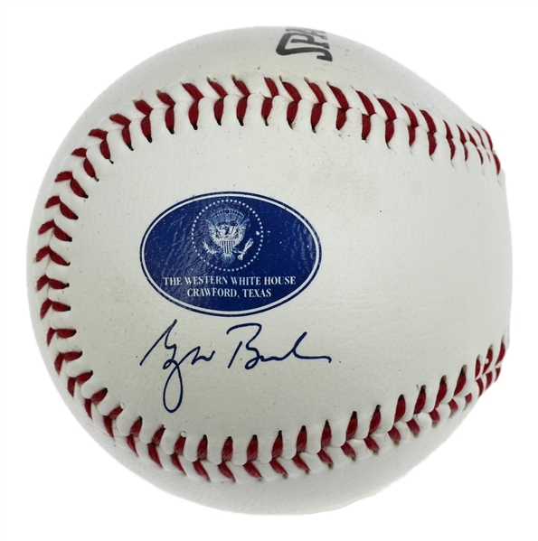 President George W. Bush - Official Western White House Spalding Baseball