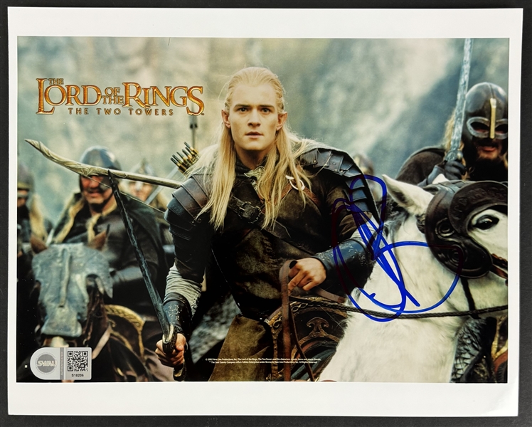 Lord of the Rings: Orlando Bloom Signed 8" x 10" Photograph as Legolas (SWAU Holo)