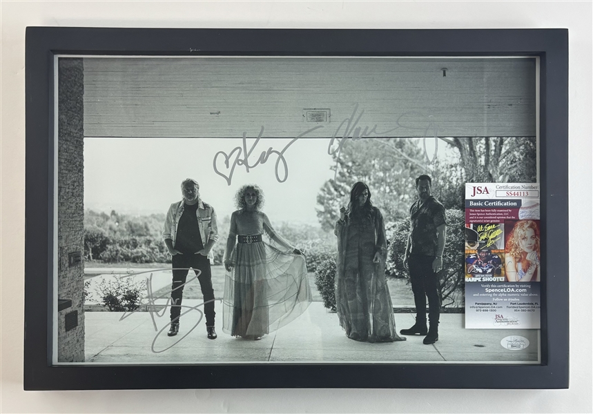 Little Big Town Group Signed 11" x 14" Framed Photograph (JSA COA)