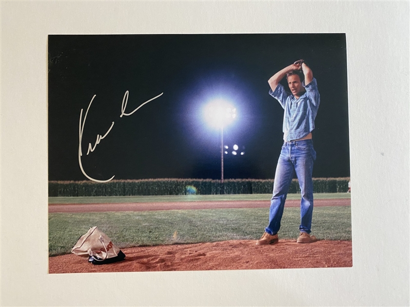 Kevin Costner Signed 11" x 14" Field of Dreams Photo (JSA)(Ulrich Collection)