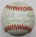 500 Home Run Club Signed ONL Baseball with Mantle, Williams, Aaron, Mays, etc. (11 Sigs)(JSA LOA)