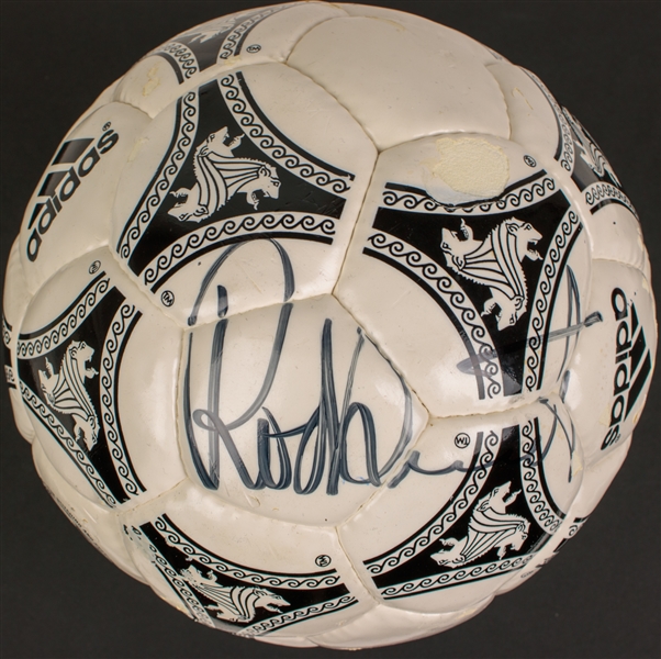 Rod Stewart Signed Soccer Ball (Beckett/BAS)