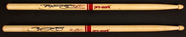 Jason Bonham Lot of Two (2) Signed Drumsticks (Beckett/BAS)