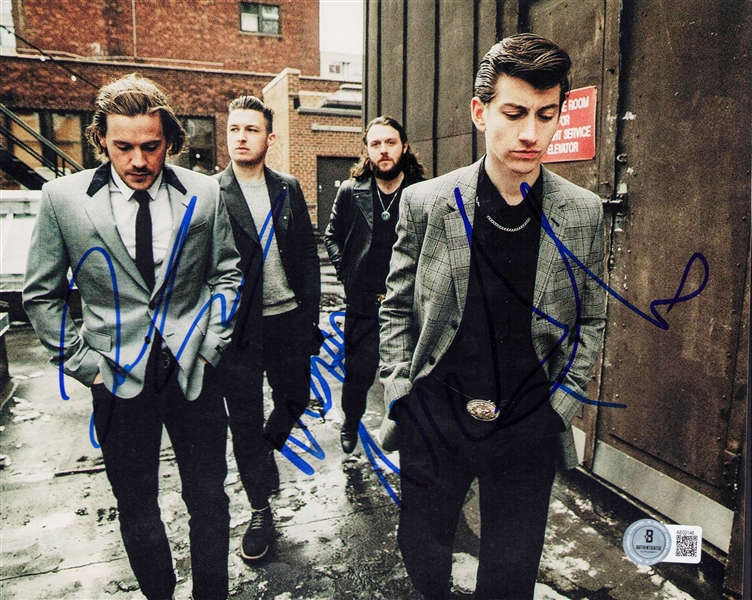 Arctic Monkeys Group Signed 8" x 10" Photo (Beckett/BAS)