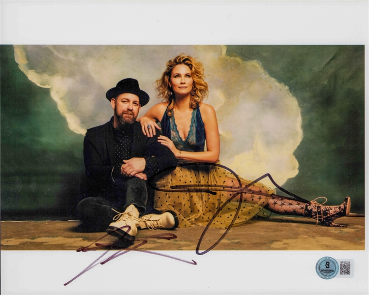 Sugarland: Jennifer Nettles & Kristian Bush Signed 8" x 10" Photo (Beckett/BAS)