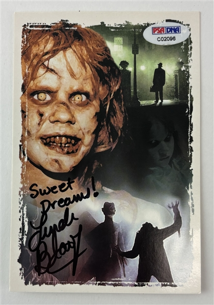 The Exorcist: Linda Blair Signed & Inscribed 4" x 6" Photo (PSA/DNA)