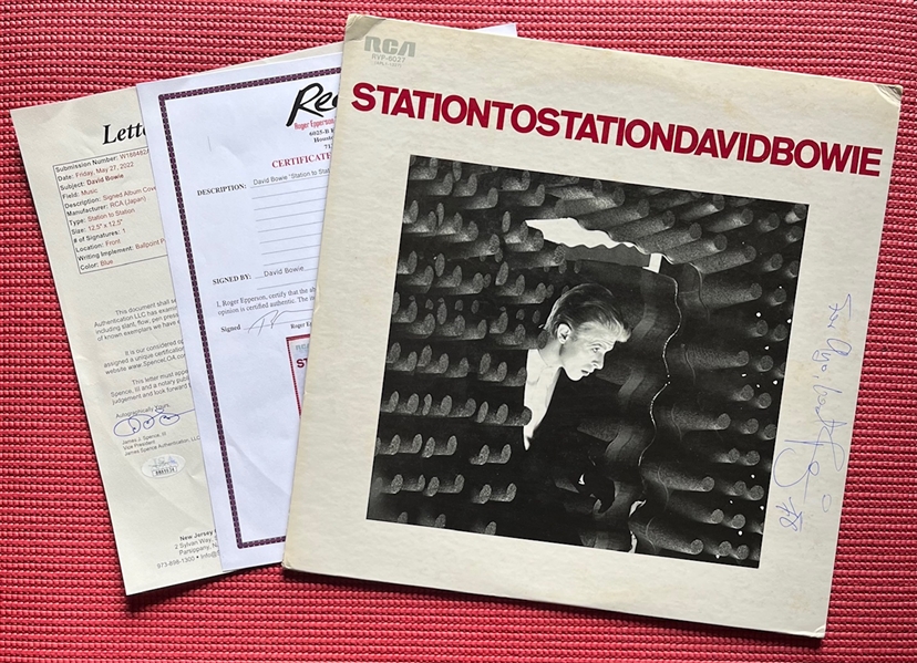 David Bowie Signed "Station to Station" Album Cover (JSA & Epperson/REAL LOA)