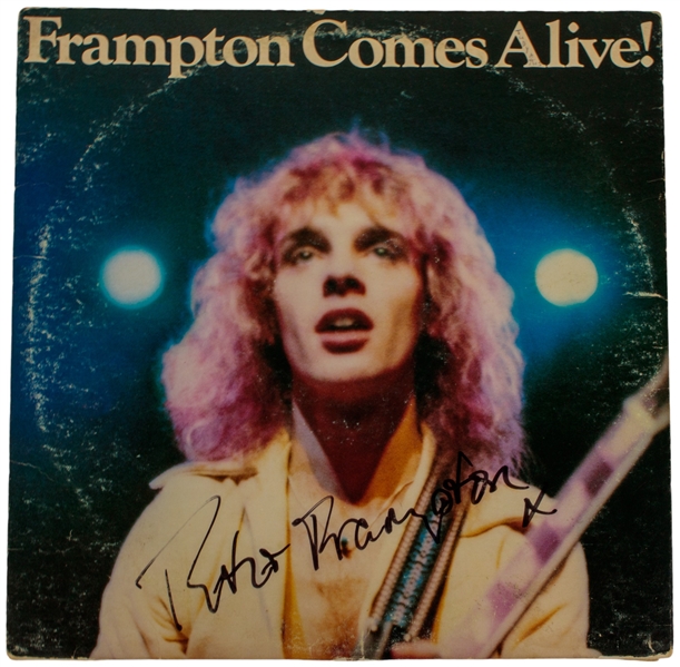 Peter Frampton Signed "Frampton Comes Alive!" Album Cover (Epperson/REAL LOA)