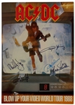 AC/DC Group Signed 1988 "Blow up your Video" Tour Program (Epperson/REAL LOA)