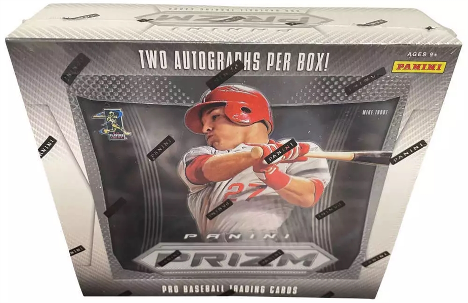 2012 Panini Prizm Baseball Factory Sealed Hobby Box w/ Possible Mike Trout Gold Rookie!