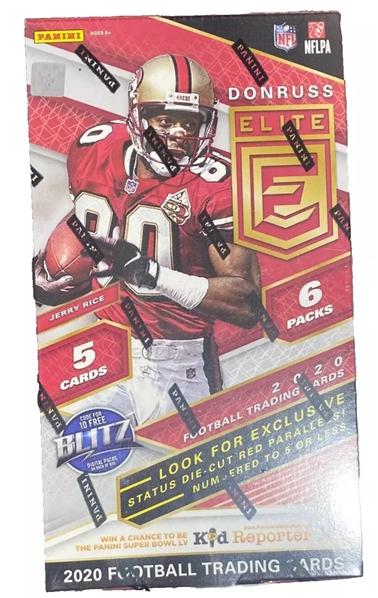 2020 Panini Donruss Elite NFL Football Factory Sealed Tmall Hobby Box w/ Potential Burrow/Herbert Rookies!