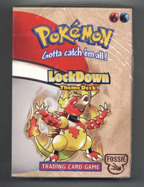 1999 Pokemon Fossil WOTC Lockdown Factory Sealed Theme Deck