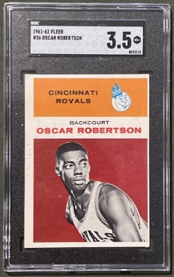 1961 Fleer Oscar Robertson  Rookie Card (SGC 3.5 )(SGC Encapsulated)