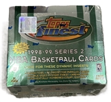 1998-99 Topps Finest Basketball Series 2 Factory Sealed Hobby Box w/ Potential Tim Duncan Rookies!