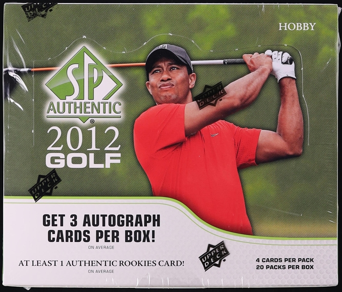 2012 SP Authentic Factory Sealed Hobby Box w/ Possible Tiger Woods/Michael Jordan Autographs!