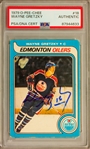 1979-80 O-Pee-Chee Wayne Gretzky Signed Rookie Card  (PSA Encapsulated)