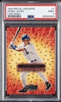 1999 Skybox Metal Universe Linchpins Insert #7 of 10 Derek Jeter - Grade 9  (PSA Encapsulated)