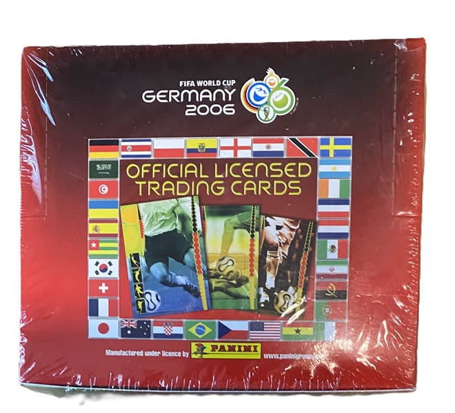 2006 Panini FIFA World Cup Germany Factory 24 Pack Sealed Box w/ Possible Lionel Messi & Cristiano Ronaldo Cards!