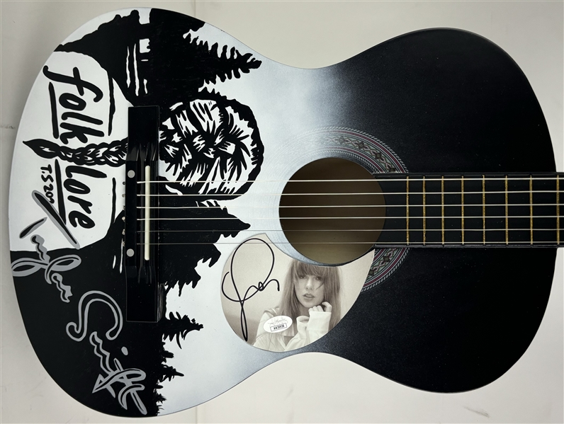 Taylor Swift Signed Custom Acoustic Guitar (JSA Sticker)